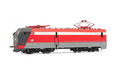 LOCOMOTIVA ELETTRICA FS.E.453.002 GRIGIO/ROSSO C/FASCIA BIANCA H0