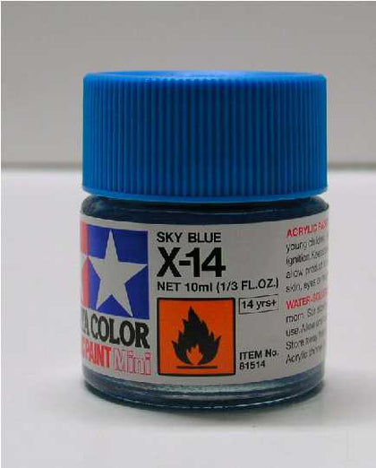 ACRILICO BLU CIELO LUCIDO 10 ml