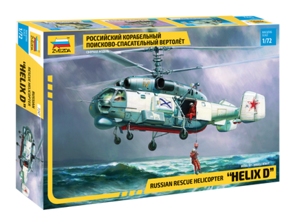 RUSSIAN RESCUE HELICOPTER HELIX D 1/72 LUNGH 17.5 cm
