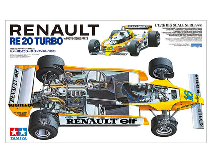 RENAULT RE20 TURBO CON FOTOINCISIONI 1/12