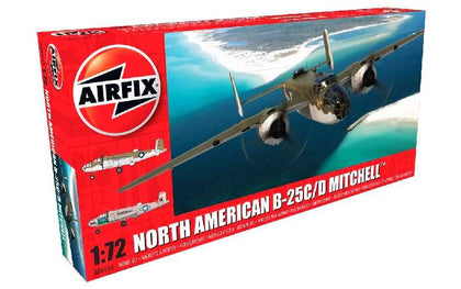 NORTH AMERICAN B-25C/D MITCHELL 1/72 LUNGH 224 mm