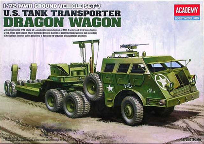 U.S. TANK TRANSPORTER DRAGON WAGON 1/72