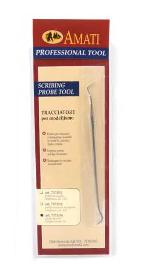 TRACCIATORE  CON PUNTE RICURVE LUNGH. CM 16