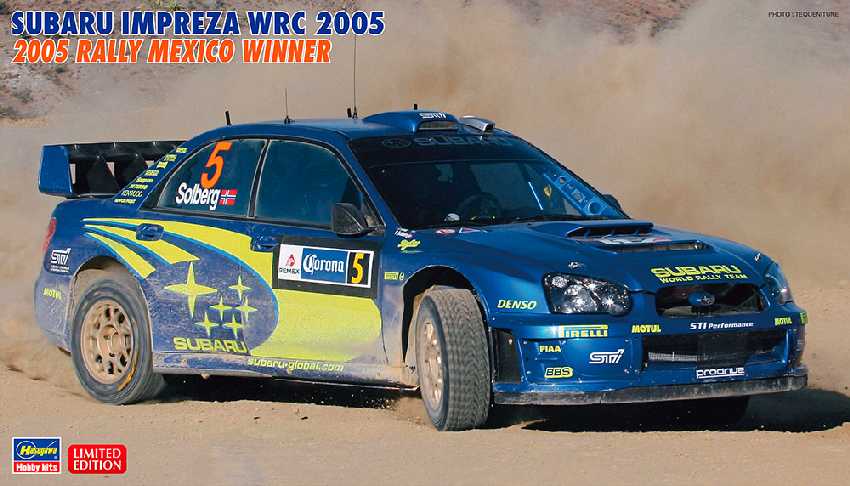 SUBARU IMPREZA WRC 2005 RALLY MEXICO WINNER 1/24