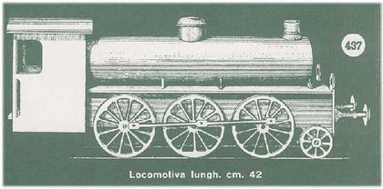 DISEGNO PER TRAFORO LOCOMOTIVA A VAPORE