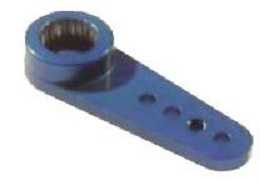 SQUADRETTA IN ALLUMINIO ANODIZZATO BLU SINGOLA