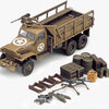 U.S. 2.5TON CARGO TRUCK & ACCESSORIES 1/72