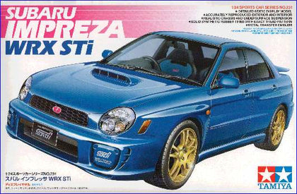 SUBARU IMPREZA WRC STRADALE BLU 1/24