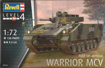 WARRIOR MCV 1/72 LUNGH 9.4 cm