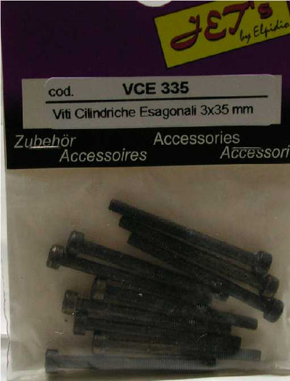 VITI CILINDRICHE BRUGOLA ESAGONALE 3X35 MM