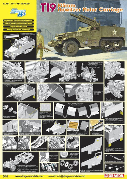 105mm HOWITZER MOTOR CARRIAGE 1/35 39-45