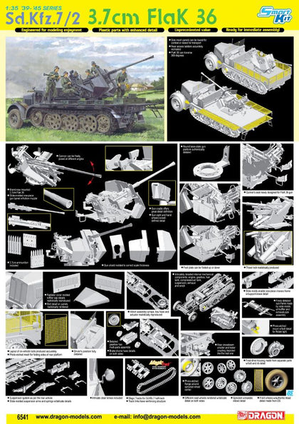 SD.KFZ.7/2 3.7 cm FLAK 36 1/35 39-45