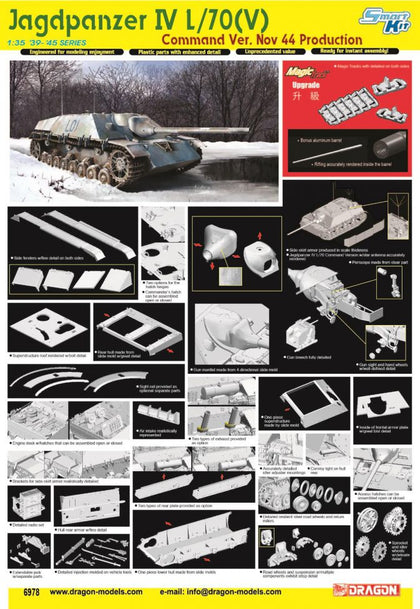 JAGDPANZER IV L/70(V) COMMAND VER.NOV 44 MAGIC TRUCK 1/35