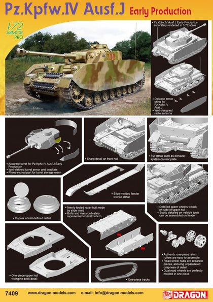 PZ.KPFW.IV AUSF.J 1/72 EARLY PROD.