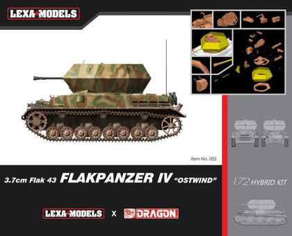 3.7cm FLAK 43 FLAKPANZER IV OSTWIND 1/72