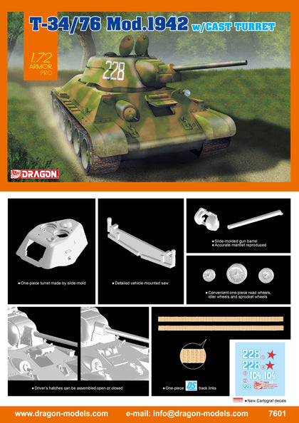 T-34/76 MOD.1942 1/72