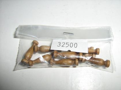 COLONNA SEMPLICE DI NOCE MM.16 ( confezione da 10 pz.)