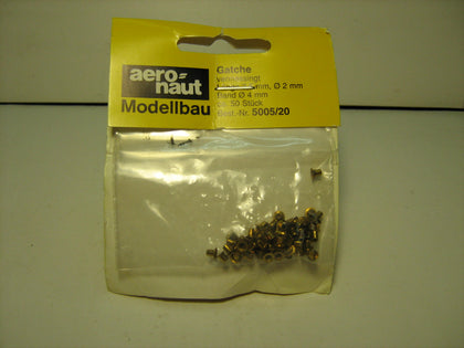 OCCHIOLI IN OTTONE 2 MM. 50 pz