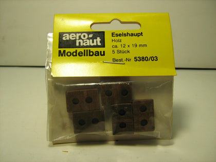 TESTA DI MORO NOCE 12X19 mm(5 PZ.)