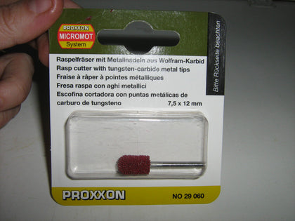 FRESA RASPA CON AGHI METALLICI AL CARBURO DI TUNGSTENO 7.5X12 mm