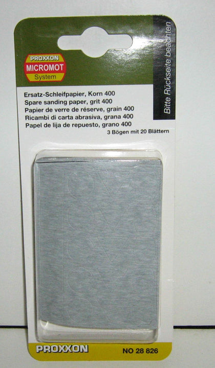 RICAMBI DI CARTA ABRASIVA GRANA 400