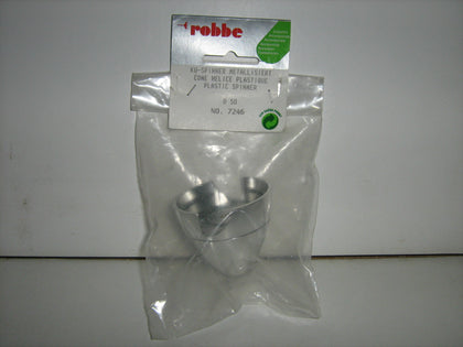 OGIVA PLASTICA CROMATA 50mm