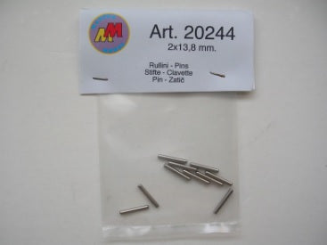 SPINE ACCIAIO 2X13.8 mm 10 pz