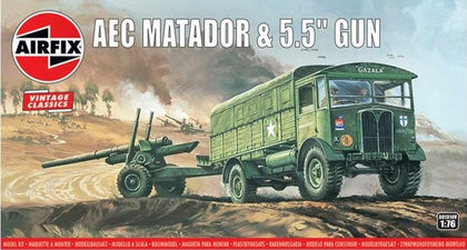 AEC MATADOR & 5.5 GUN 1/76