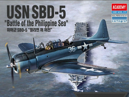 USN SBD-5 BATTLE OF OF THE PHILIPPINE SEA 1/48 LUNGH 205 mm