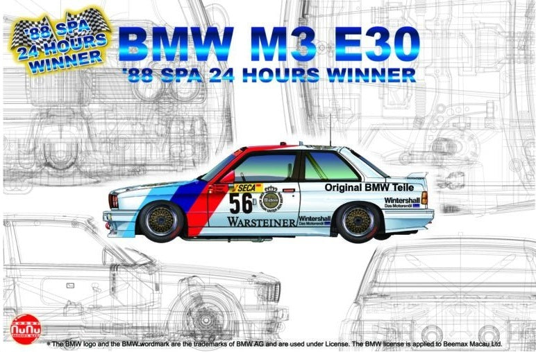 BMW M3 E30 88 SPA 24 HOURS WINNER 1/24