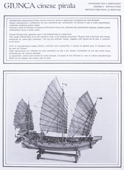 DISEGNO GIUNCA CINESE PIRATA