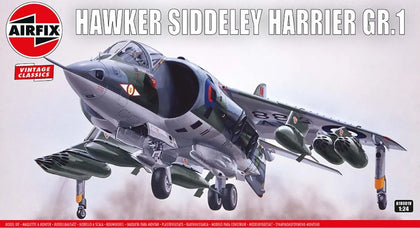 HAWKER SIDDELEY HARRIER GR.1 1/24 LUNGH 579 mm AP.ALARE 321 mm