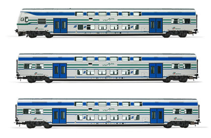 SET 3 CARROZZE VIVALTO(PILOTA+2 INT) LIVREA VIVALTO EP.VI H0 FS