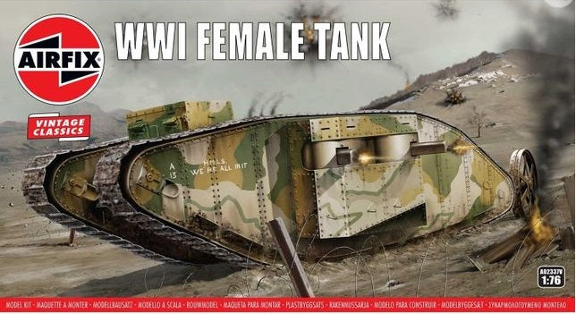 WWI FEMALE TANK 1/76 LUNGH 102 mm