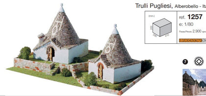 TRULLI PUGLIESI 410X290X210 mm 1/80 2810 PZ.