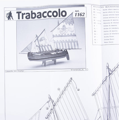 DISEGNO TRABACCOLO LUNGH 35 cm