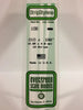 STRIPS POLISTIRENE MM. 0.25X4.8 mm LUNGH 36 cm N.10 PZ