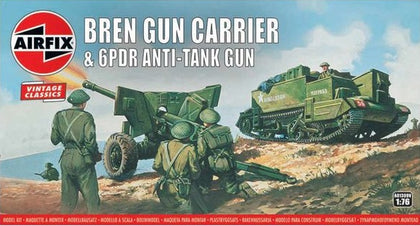 BREN GUN CARRIER & 6PDR ANTI TANK GUN 1/76