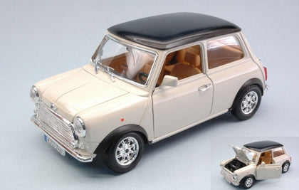 MINI COOPER 1969 CREAM W/BLACK ROOF 1/18