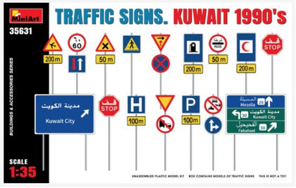 SEGNALI STRADALI KUWAIT 1990 1/35