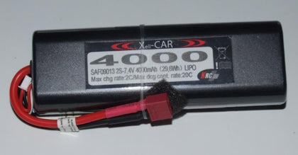 BATTERIA LI-PO 7.4 CAR 4000 MAH 20C