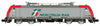 FS LOCOMOTIVA ELETTRICA E 483 ARGENTO ROSSO MERCITALIA DECODER