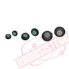COPPIA RUOTE IN GOMMA 51 mm