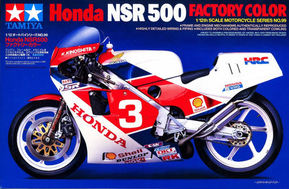 HONDA NSR 500 FACTORY COLOR 1/12 CON PLASTICHE TRASPARENTI E NON