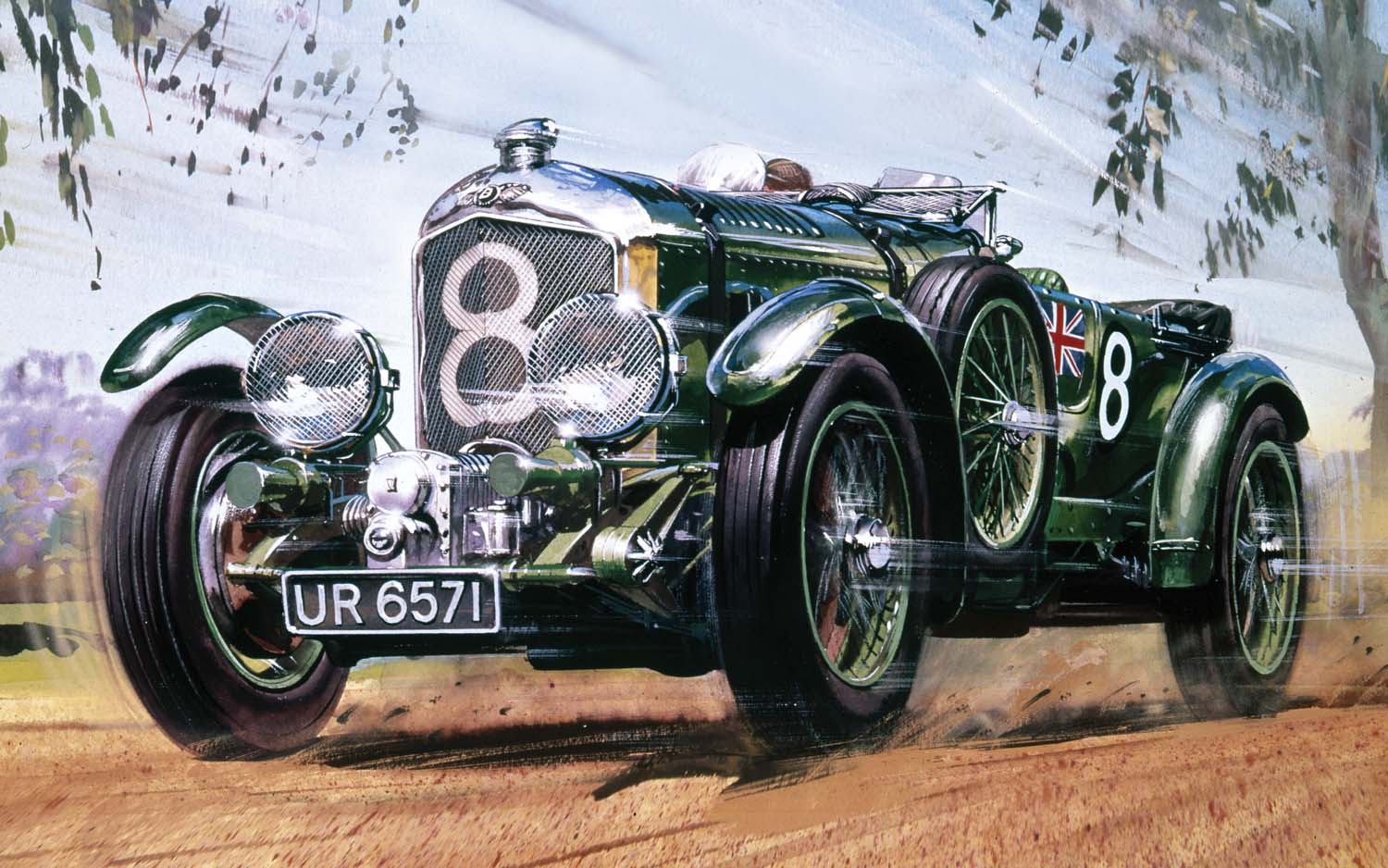 1930 BENTLEY 4.5 LITRE SUPERCHARGED 1/12 LUNGH 365 mm