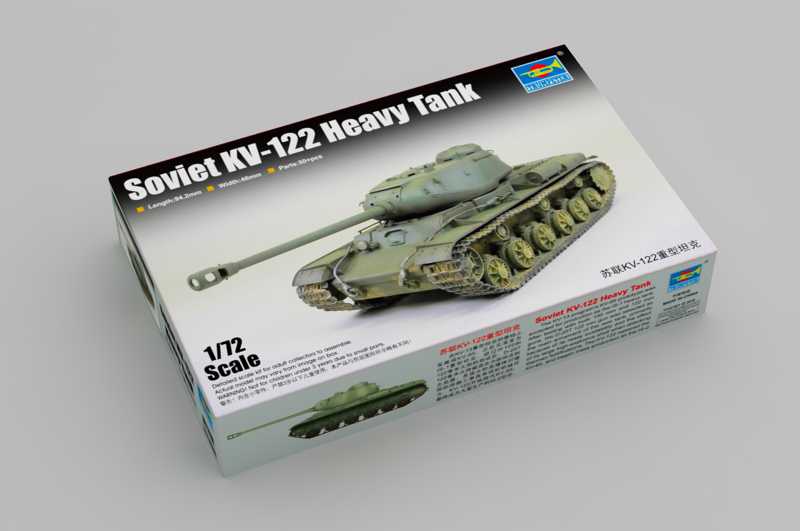 SOVIET KV-122 HEAVY TANK 1/72 LUNGH 94.2 mm