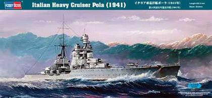 ITALIAN HEAVY CRUISER POLA 1941 1/350 LUNGH 522.2 mm