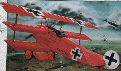 FOKKER DR1 1/28 LUNGH 21.1 CM