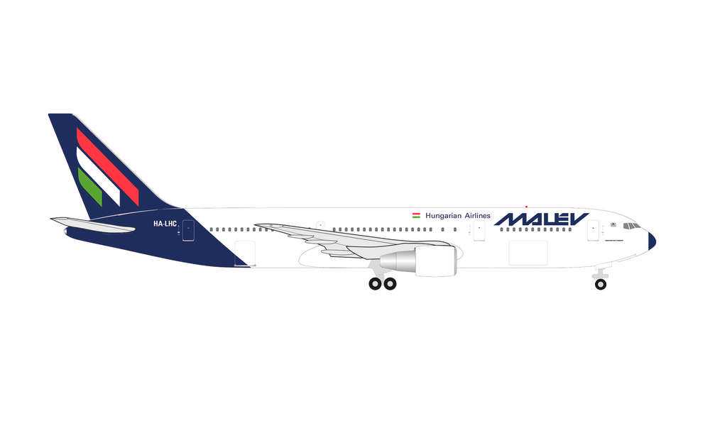 BOEING 767-300 MALEV HUNGARIAN AIRLINES 1/500