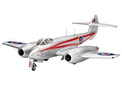 GLOSTER METEOR MK.4 1/72 LUNGH 17.2 cm